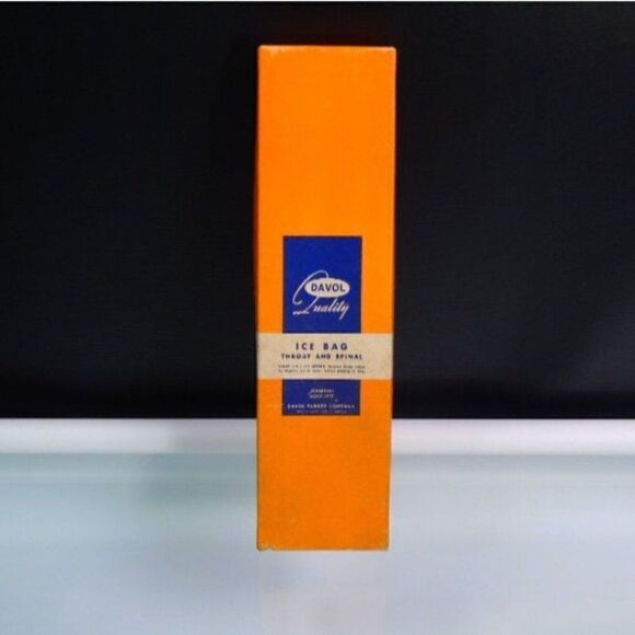 Medical Collectible Throat Bag Vintage Davol 1934 Medical Ephemera Ice Bag - Picture 3 of 8